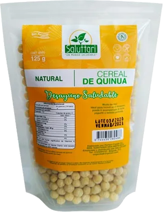 Cereal de quinua sabor chocolate 150 gramos Saluttari