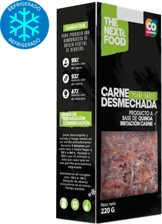 Carne Desmechada vegana The Next Food 220 gr
