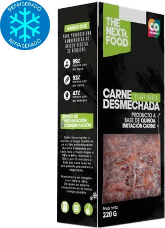 Carne Desmechada vegana The Next Food 220 gr