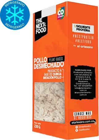 Pollo Desmechado vegano The Next Food 220 gr