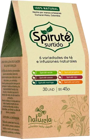 Spiruté surtido de Infusiones Naturales  20 Bolsas Naturela