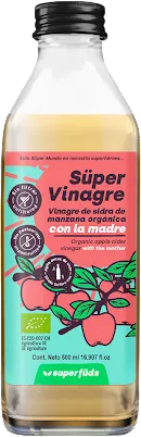 Vinagre de Manzana Orgánica con la Madre x 500 Supermundo