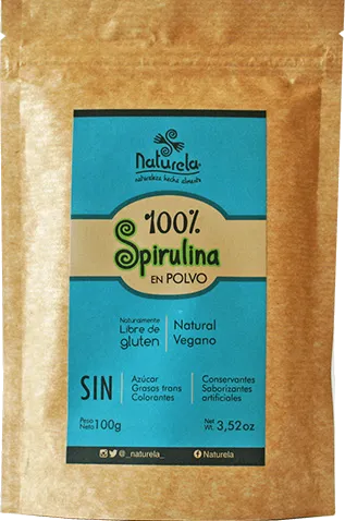 Spirulina 100% Pura en polvo Naturela