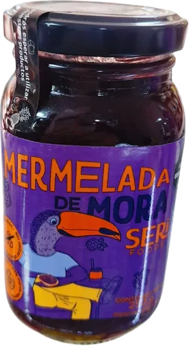 Mermelada de Mora sin Azúcar Añadida 250g Serí foods