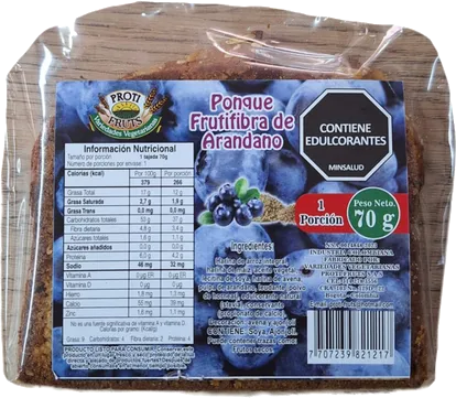 Ponqué de Arandano/Ciruela PROTI FRUTS