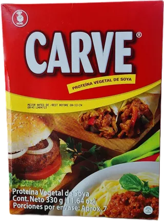 Caja Carve proteína de soya texturizada x 330g