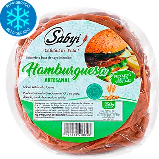Hamburguesa artesanal con cereales Sabyi