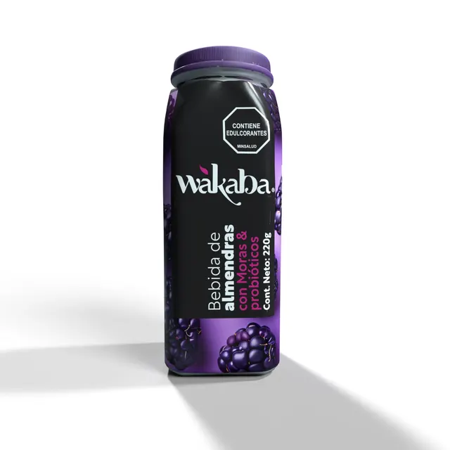 Bebida de Almendras sabor Mora 230ml Wakaba