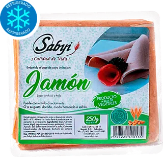Jamón a base de vegetales Sabyi