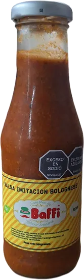 Salsa bolognesa vegana 350gr Baffi