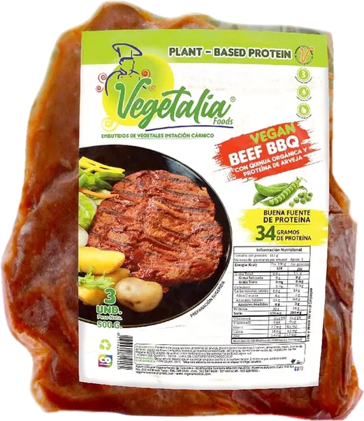 Beef BBQ de vegetales Vegetalia