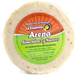 Arepa maiz  con nueces y almendras x5 480gr La Exquisita