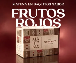 Yerba Mate Frutos Rojos caja x 20 saquitos Matena