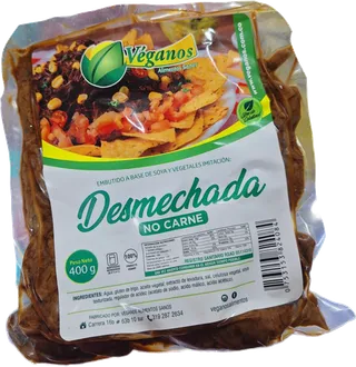 Desmechada no carne veganos 400g