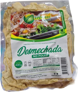 Desmechada no pollo veganos 400g