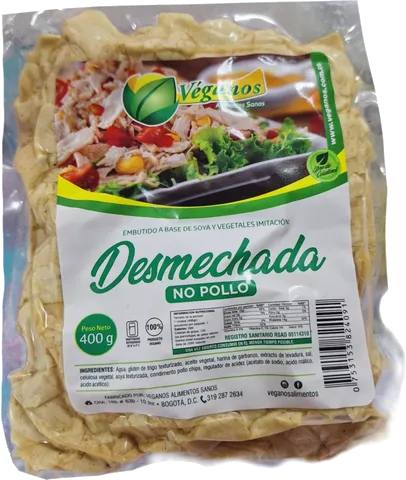 Desmechada no pollo veganos 400g