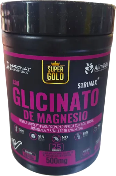 Glicinato de Magnesio 500g Super Gold Vida Sana