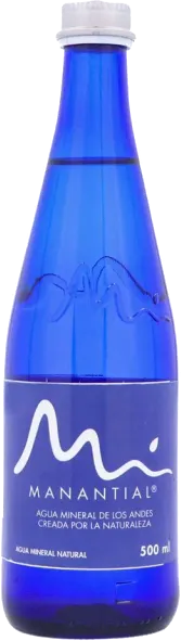 Agua MANANTIAL sin gas botella vidrio 500 ml