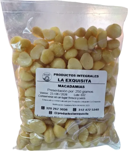 Macadamias 250g La Exquisita