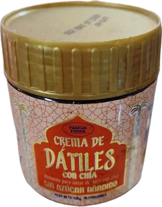 Crema de Datiles con chia farfud foods 200g