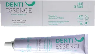 Crema dental libre de flúor Blanco Total Denti Essence