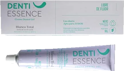 Crema dental libre de flúor Blanco Total Denti Essence