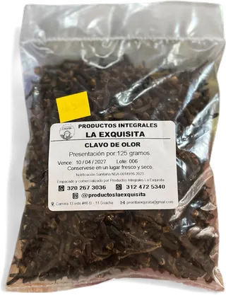 Clavo de olor La Exquisita x 125 gramos