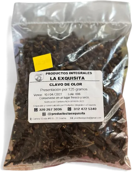 Clavo de olor La Exquisita x 125 gramos