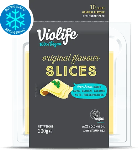 Queso vegano en lonchas sabor original Violife