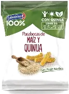 snack pasabocas de Maíz y Quinoa Colombina con finas hierbas 40g