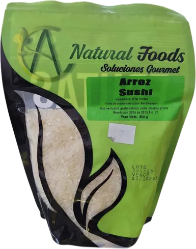 Arroz Sushi  454gr Natural Foods