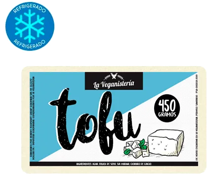 Tofu natural La Veganistería 450 gramos