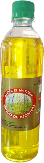 Aceite de Ajonjolí  100% Natural  500ml  La exquisita