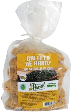 Galletas de arroz con chía Naruna Foods
