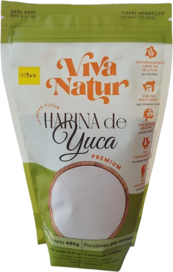 Harina de yuca 480g vivanatur