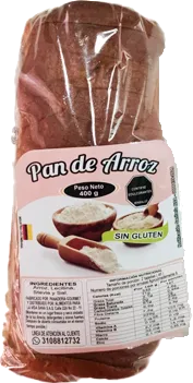 Pan de arroz sin gluten 400 gr Vida Sana