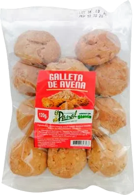 Galletas de avena sin azúcar 120 g Naruna Foods