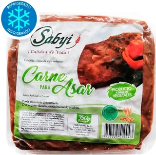 Carne vegana tipo para asar Sabyi