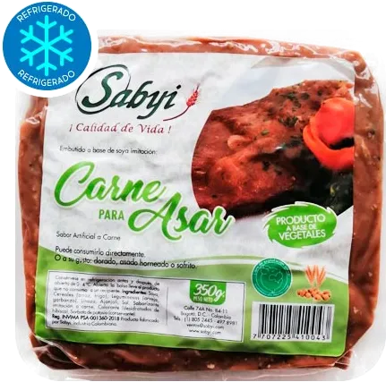 Carne vegana tipo para asar Sabyi