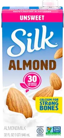 Bebida de almendras sin azúcar 946 ml  Silk