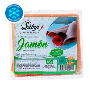Jamón a base de vegetales Sabyi