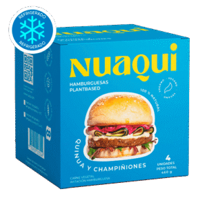 Hamburguesa de quinua y champiñón Nuaqui (Kumara)