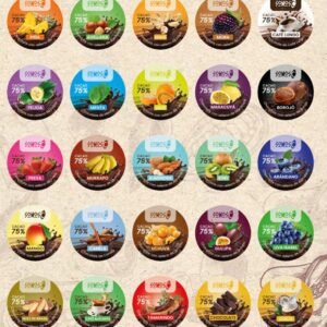 Bombon de chocolate somos c sabores variados