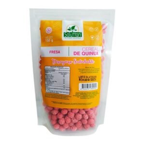 Cereal de quinua sabor fresa 150 gramos Saluttari