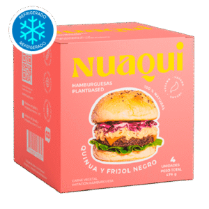Hamburguesas de quinua y frijol negro Nuaqui (Kumara)