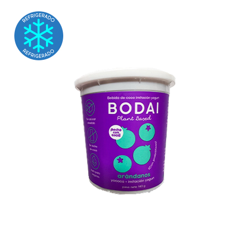 Bebida de coco sabor arándanos BODAI - La Veganistería - Colombia