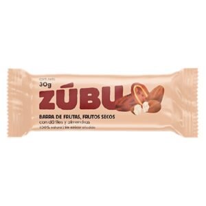 Barra de frutas, frutos secos con Dátiles y almendras 30 gr ZÚBU
