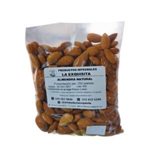 Almendra Entera Natural por 250gr La Exquisita