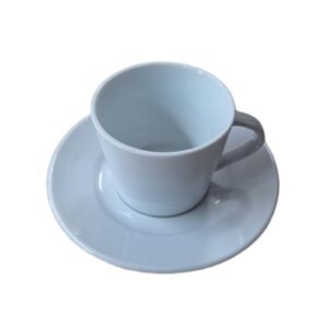 pocillo tintero con plato pequeño