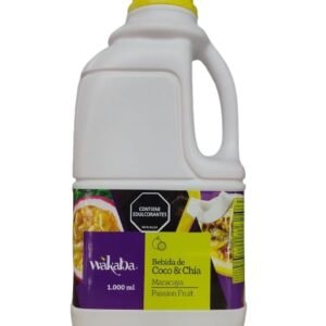 Bebida de coco con chía sabor Maracuya 1 Lt Wakaba